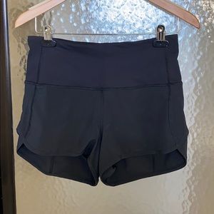Lululemon HW speed shorts. EUC